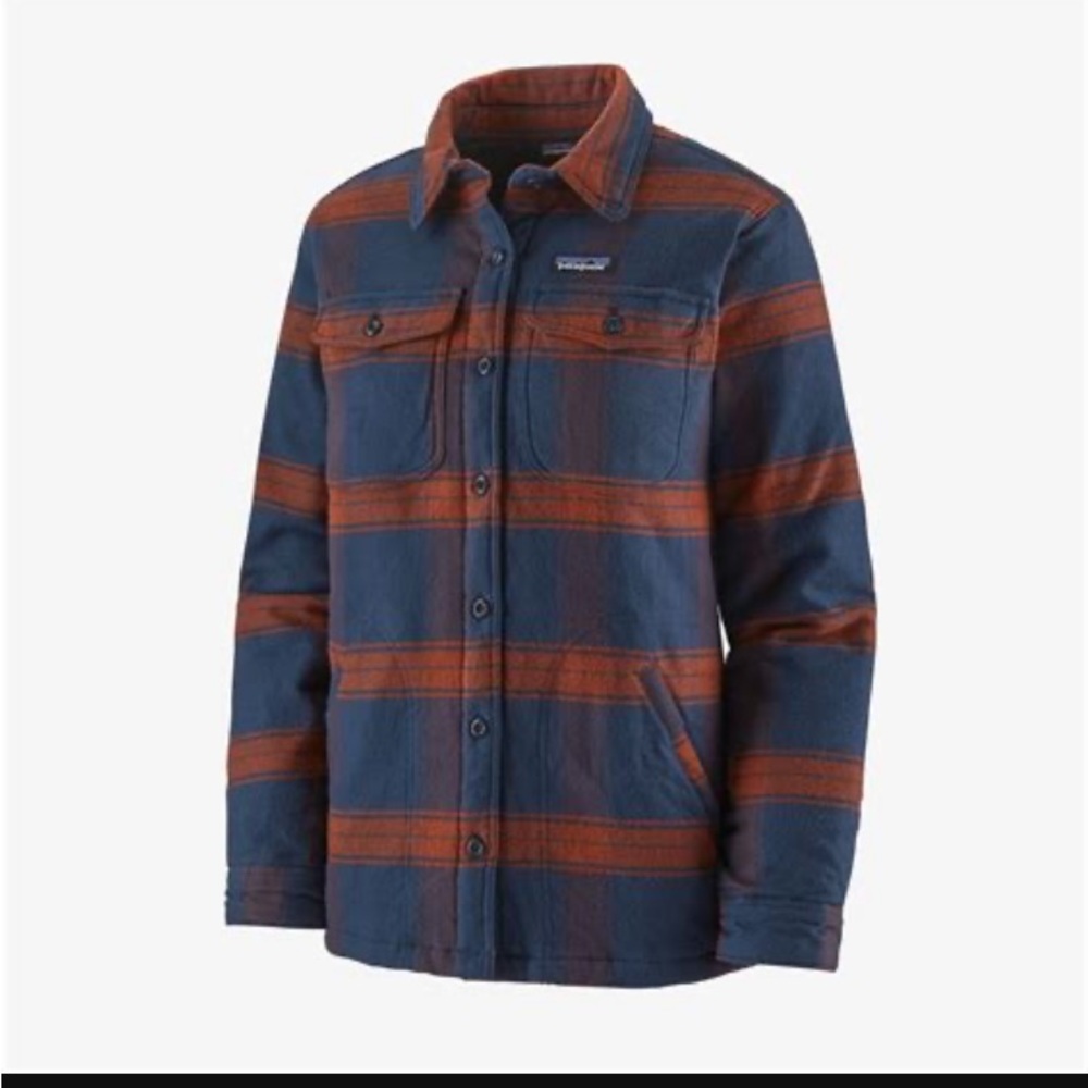 Patagonia Insulated Fjord Flannel shirt Jacket NWT